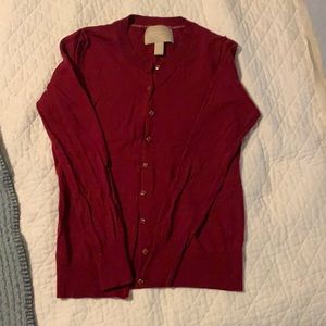 Like new maroon cardigan.